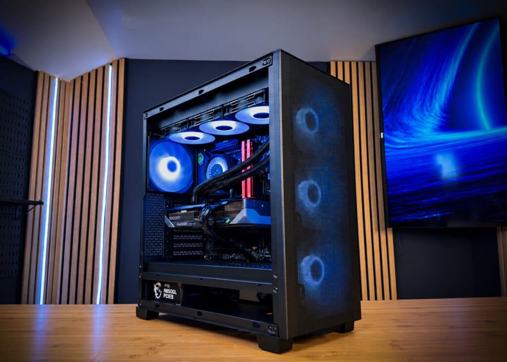 CPUBLD prebuilt gaming PC with Ryzen 7 9800X3D, Radeon RX 9070 XT 16GB and 32GB DDR5